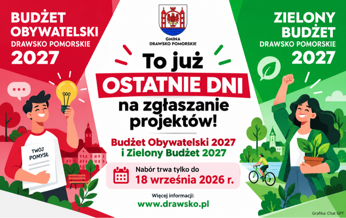 Zdjęcie do Ostatnie dni na zgłoszenie projekt&oacute;w do Budżetu Obywatelskiego i Zielonego Budżetu 2027