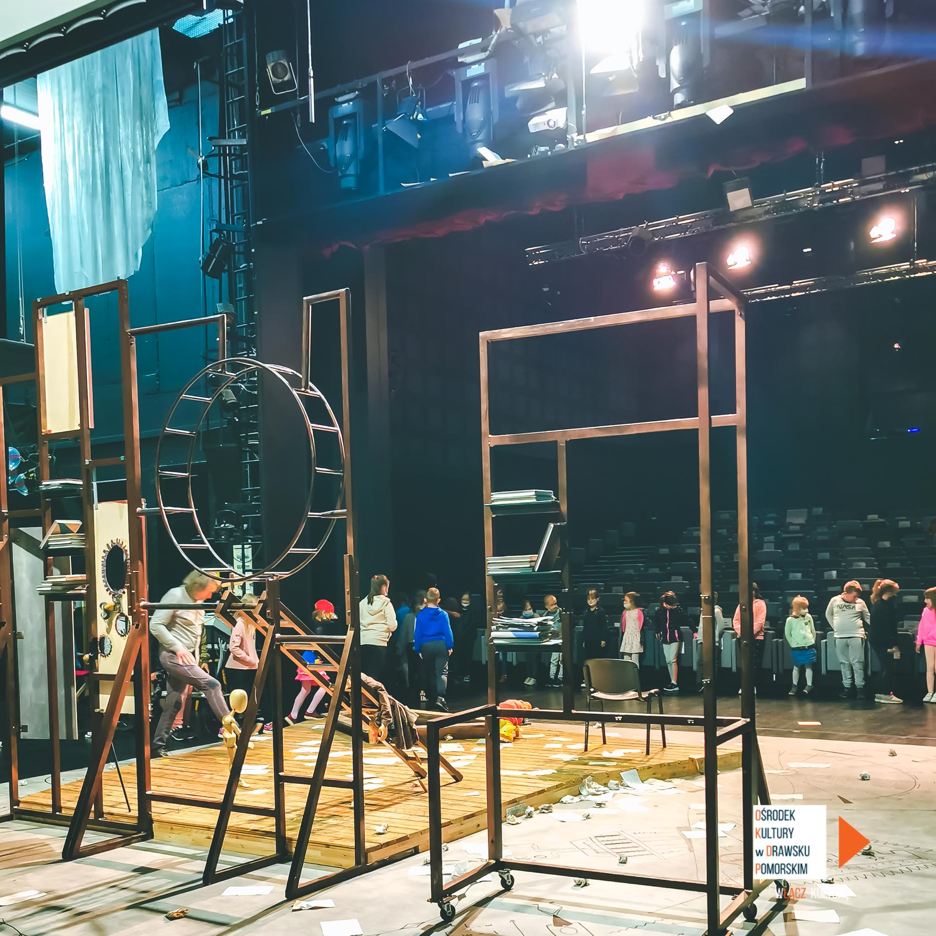 Scena Teatru Lalek Pleciuga w&nbsp;Szczecinie