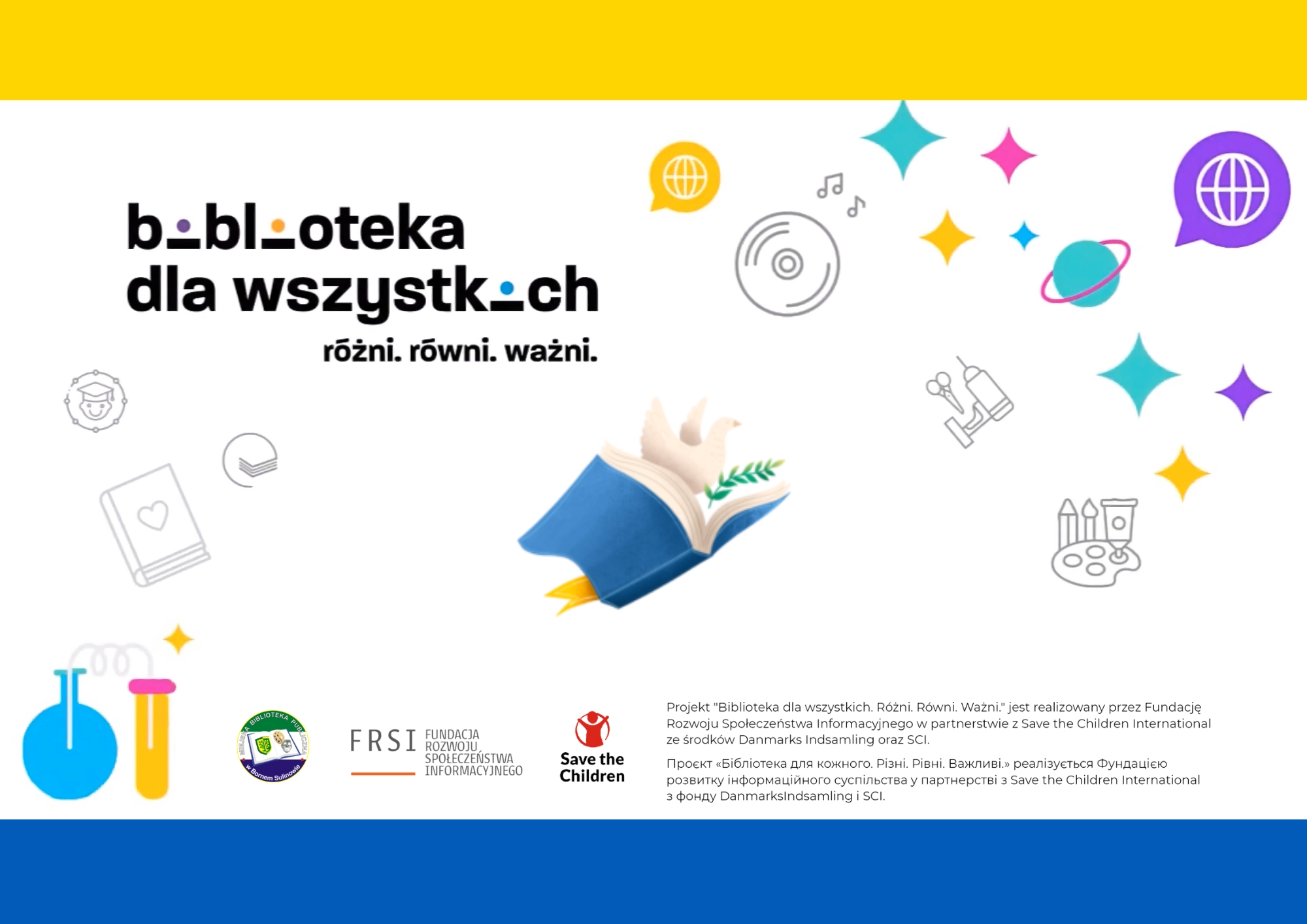 Biblioteka dla wszystkich. Równi. Różni. Ważni