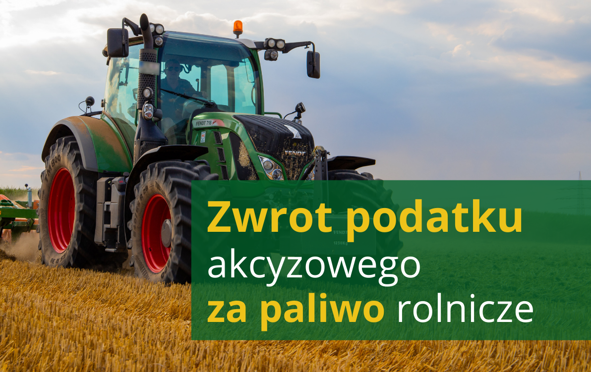 akcyza,zwrot,ciągnik,rolnicy