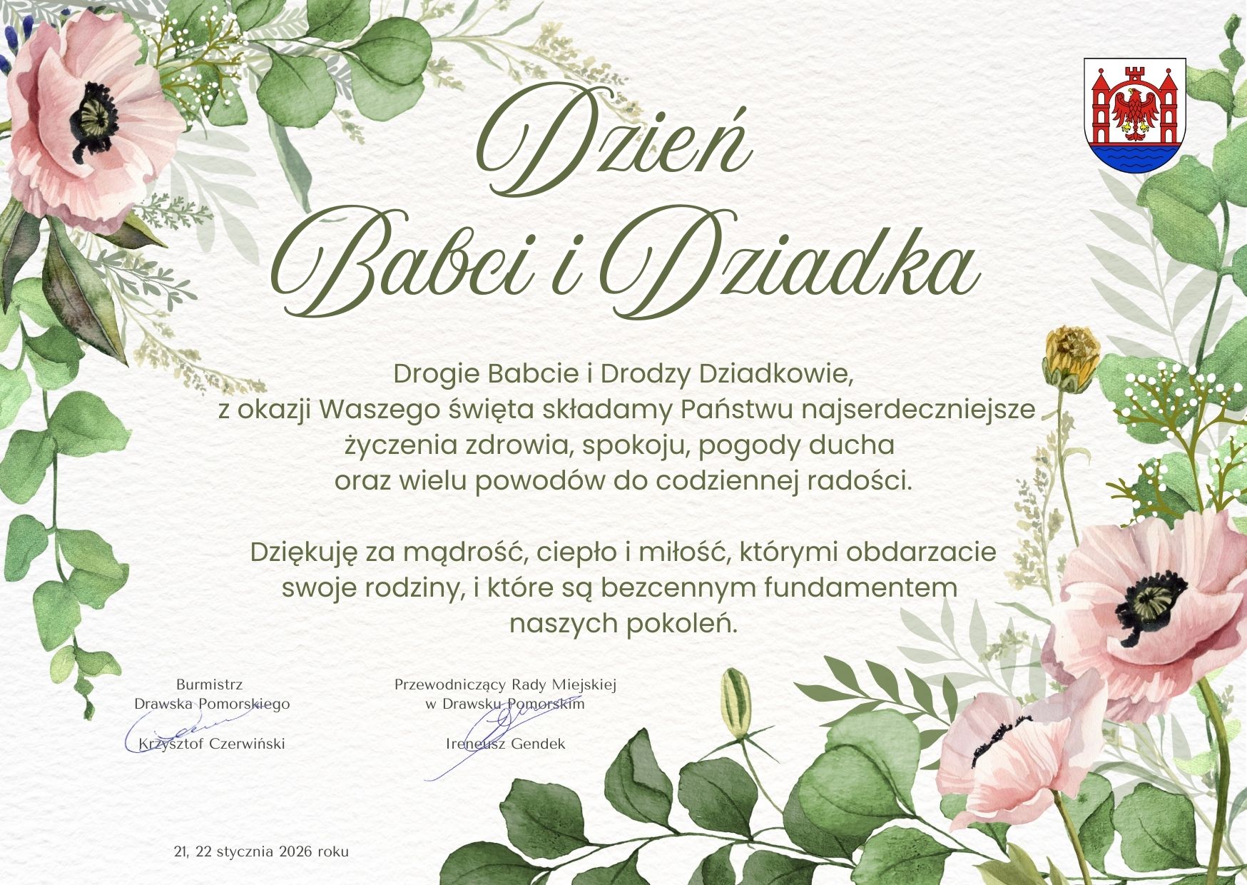 White_Pink_Green_Illustrated_Watercolor_Flowers_Happy_Mother&rsquo;s_Day_Card