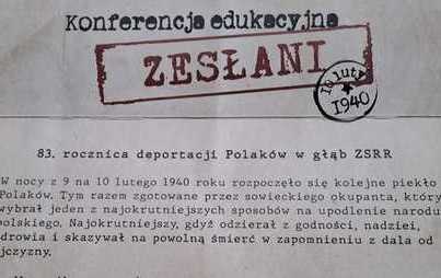 Zdjęcie do 83 rocznica wywiezienia na Sybir pierwszej grupy Polak&oacute;w