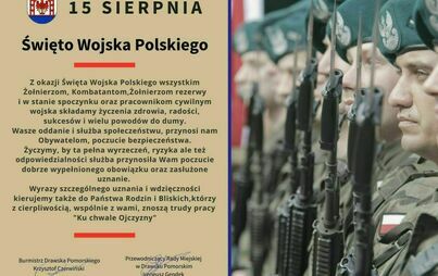 Zdjęcie do Życzenia z okazji Święta Wojska Polskiego