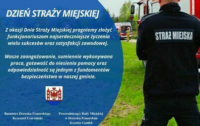 Zdjęcie do Życzenia z okazji Dnia Straży Miejskiej