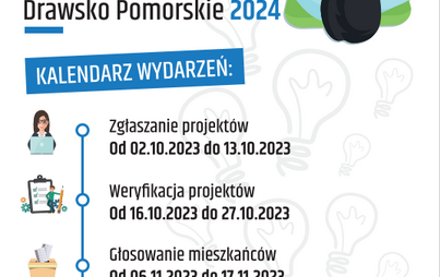 Zdjęcie do Zapraszamy mieszkańc&oacute;w Gminy Drawsko Pomorskie do udziału w Budżecie Obywatelskim na 2024