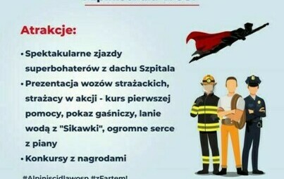 Zdjęcie do Szpital w Drawsku Pomorskim American Heart of Poland zaprasza  na rodzinne wydarzenie &quot;Alpiniści Dla WOŚP&quot;  