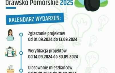 Zdjęcie do Rusza kolejna edycja Budżetu Obywatelskiego Gminy Drawsko Pomorskie na 2025 zapraszamy  mieszkańc&oacute;w do udziału 