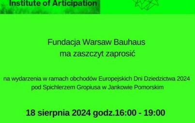 Zdjęcie do Fundacja Warsaw Bauhaus zaprasza na wydarzenie - Europejskie Dni Dziedzictwa 2024