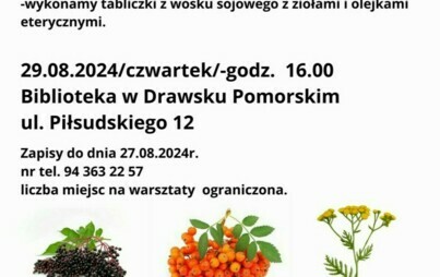 Zdjęcie do Spotkanie z zielarką Ewą Kamińską - Mikołajczyk.