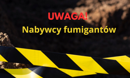 Zdjęcie do  Apel o bezpieczny zwrot lub oddanie do utylizacji preparat&oacute;w do fumigacji nabytych przez osoby nieuprawnione