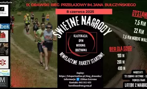Zdjęcie do IX DRAWSKI BIEG PRZEŁAJOWY IM. JANA BUŁCZYŃSKIEGO