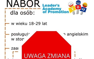 Zdjęcie do Nab&oacute;r uczestnik&oacute;w do projektu &quot;Akademia promocji Leader-Ty&quot;- zmieniony termin i warunki udziału w projekcie 