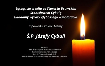 Zdjęcie do Wyrazy głębokiego żalu i wsp&oacute;łczucia