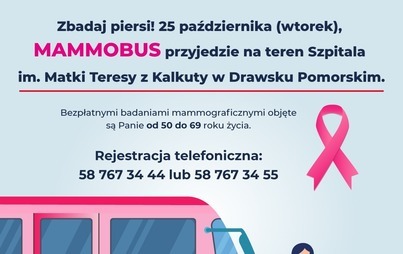 Zdjęcie do Mammografia może uratować życie!