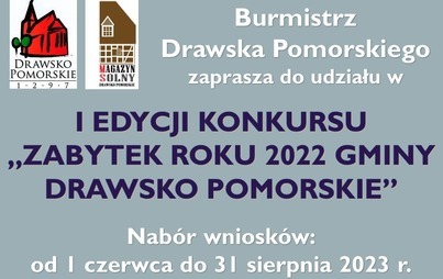 Zdjęcie do I edycja konkursu &bdquo;Zabytek Roku 2022 Gminy Drawsko Pomorskie&rdquo;