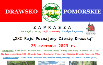 Zdjęcie do XXI Rajd Poznajemy Ziemię Drawską