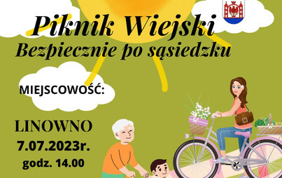 Zdjęcie do Pikniki Wiejskie &bdquo;Bezpiecznie po sąsiedzku&rdquo; sfinansowane ze środk&oacute;w Funduszu Sprawiedliwości, kt&oacute;rego dysponentem jest Minister Sprawiedliwości