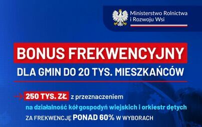 Zdjęcie do Gminy do 20 tys. mieszkańc&oacute;w mogą liczyć na dodatkowe środki.