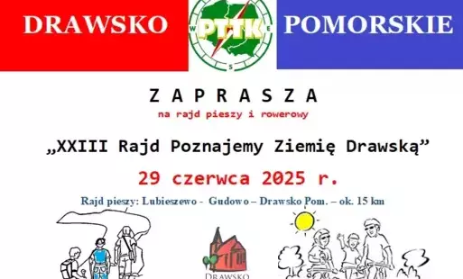 Zdjęcie do XXIII Rajd Poznajemy Ziemię Drawską