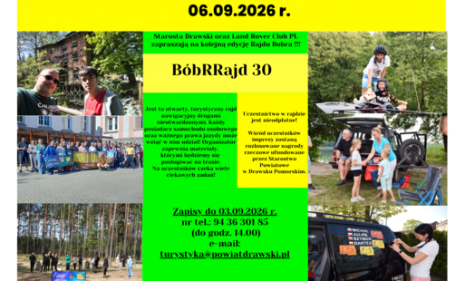 Zdjęcie do B&oacute;br Rajd 30 &ndash; zapisy!
