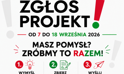 Zdjęcie do Masz pomysł na zmianę naszej gminy? Od 7 września ruszają dwa nabory projekt&oacute;w!