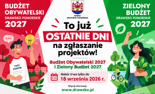 Zdjęcie do Ostatnie dni na zgłoszenie projekt&oacute;w do Budżetu Obywatelskiego i Zielonego Budżetu 2027