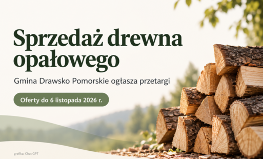 Zdjęcie do Gmina Drawsko Pomorskie ogłasza przetargi na sprzedaż drewna opałowego