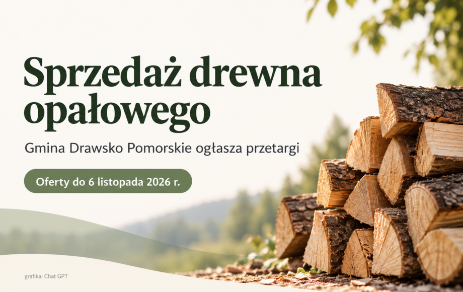 Przetargi na sprzedaż drewna opałowego w Gminie Drawsko Pomorskie